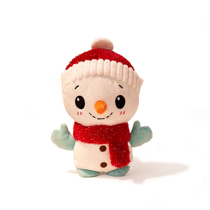 Great & Small Christmas Santa and Friends - Snowman Dog Toy