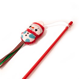 Great & Small Christmas Santa and Friends - Snowman Dangler Cat Toy