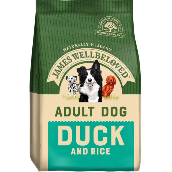 James Wellbeloved Adult Dry Dog Food Duck & Rice 15Kg