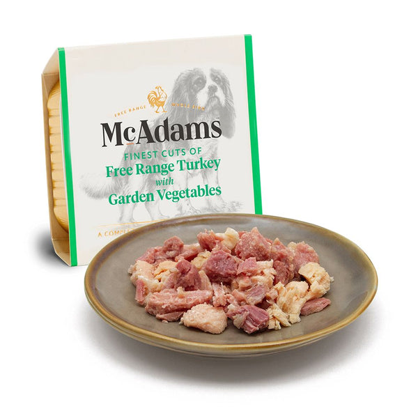 McAdams Whole Free-Range Turkey & Garden Vegetables Dog 150g