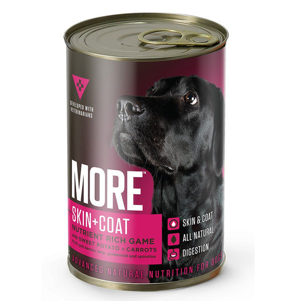 More Dog +Support Skin & Coat Game Dog Food