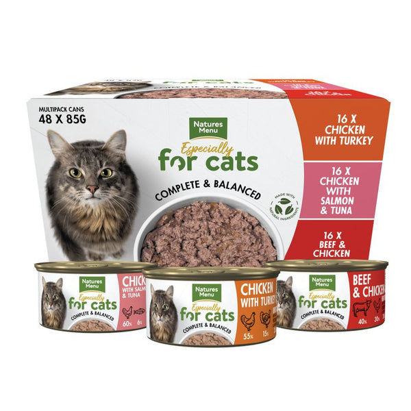 Natures Menu Especially For Cats Adult Multipack 48x85g