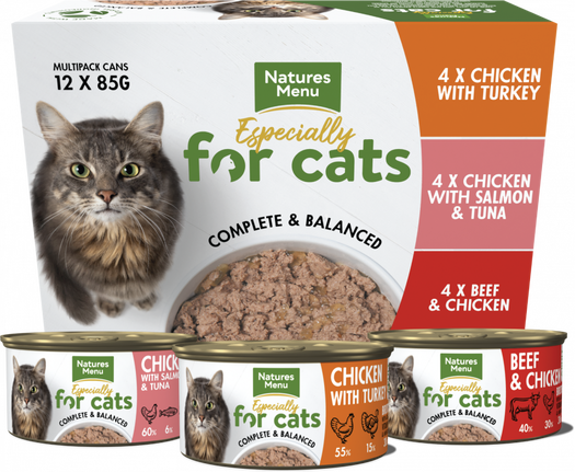 Natures Menu Especially For Cats Adult Multipack 12x85g