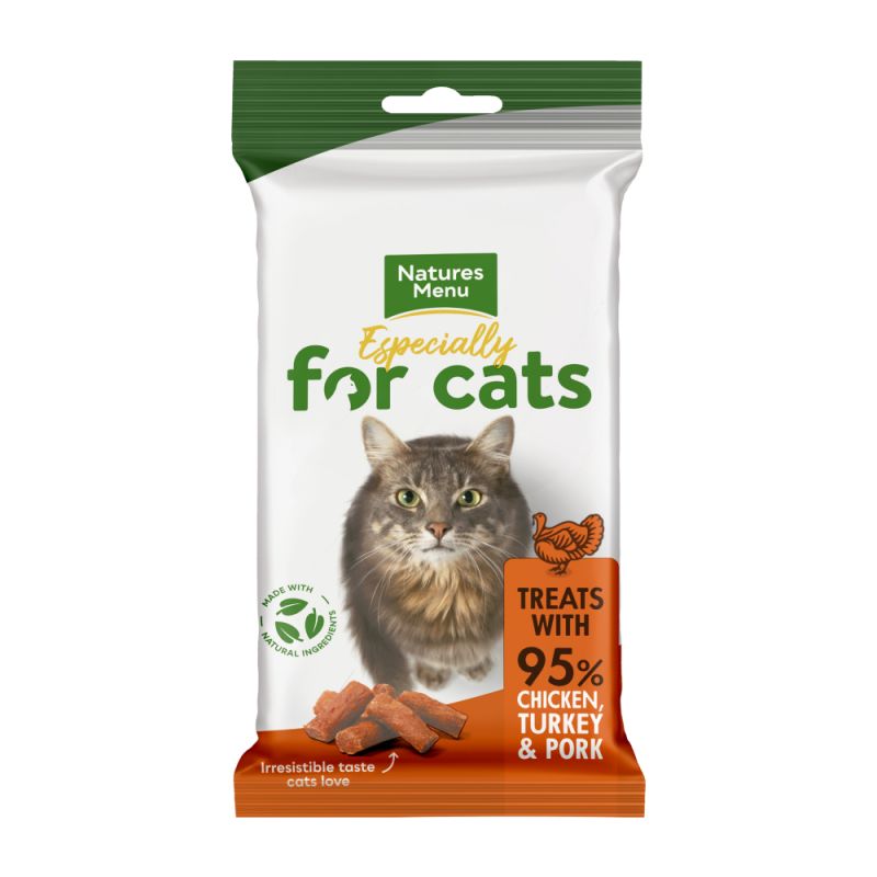 Natures Menu Chicken & Turkey Cat Treats 60g