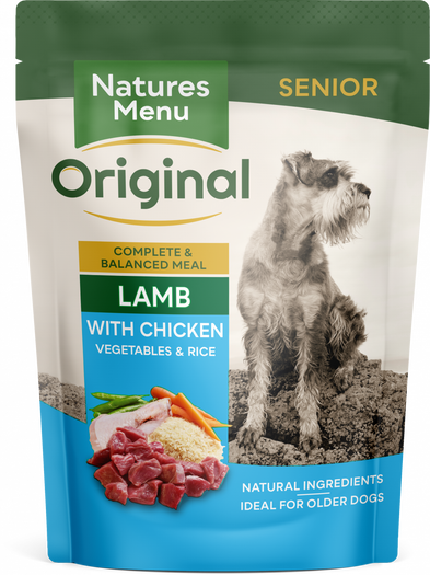 Natures Menu Senior - Lamb & Chicken Pouches (8x300g)