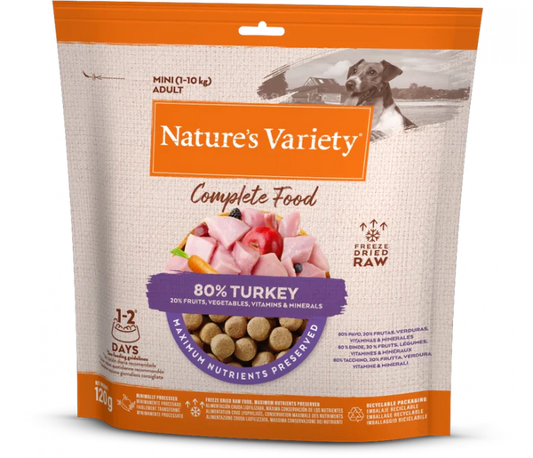 Natures Variety Turkey Complete Freeze Dried Dog Food