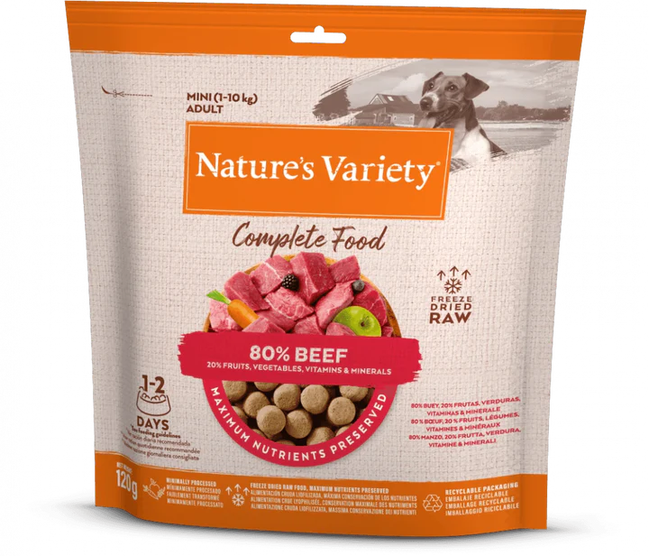 Natures Variety Freeze Dried Dog Food Beef