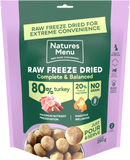 Natures Menu Freeze Dried Dog Food 80/20 Turkey