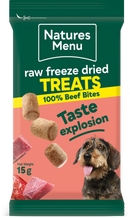 Natures Menu Freeze Dried Beef Bites 15g