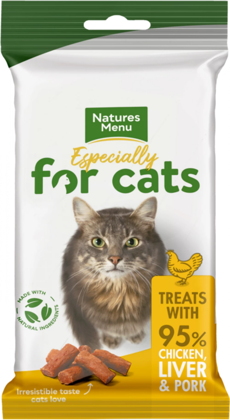 Natures Menu Chicken and Liver Cat Treats 60g