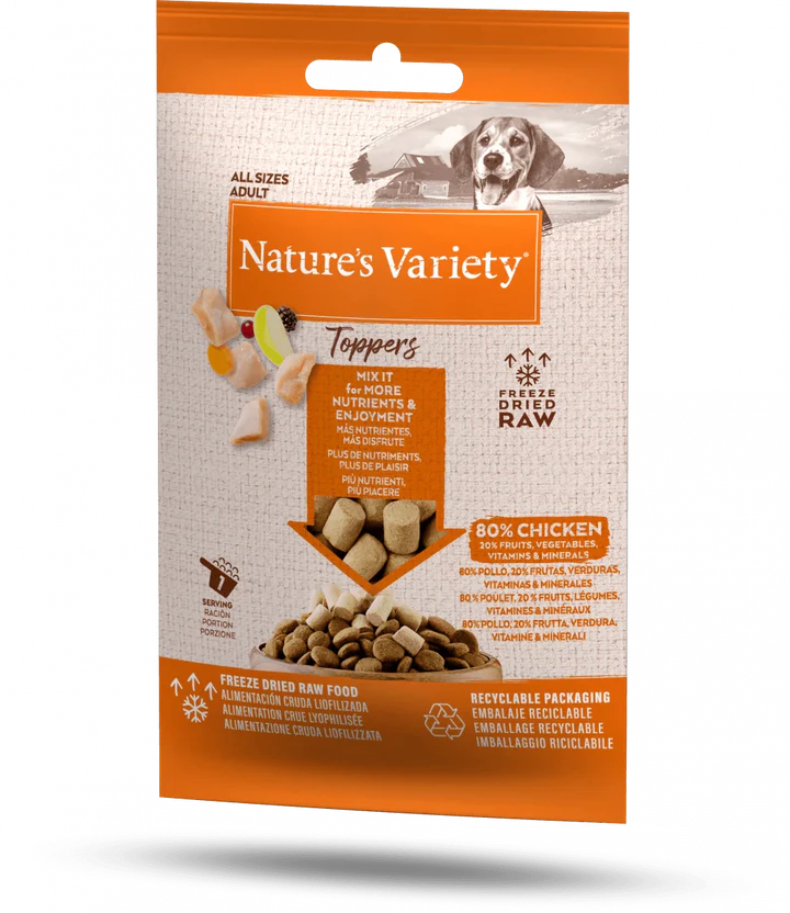 Nature's Variety Freeze Dried Chicken Toppers 15g