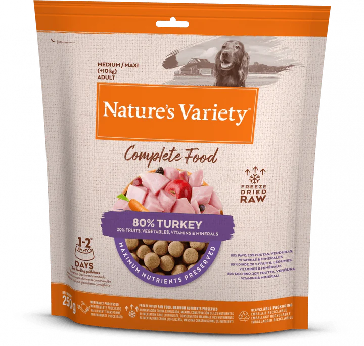 Natures Variety Turkey Complete Freeze Dried Dog Food