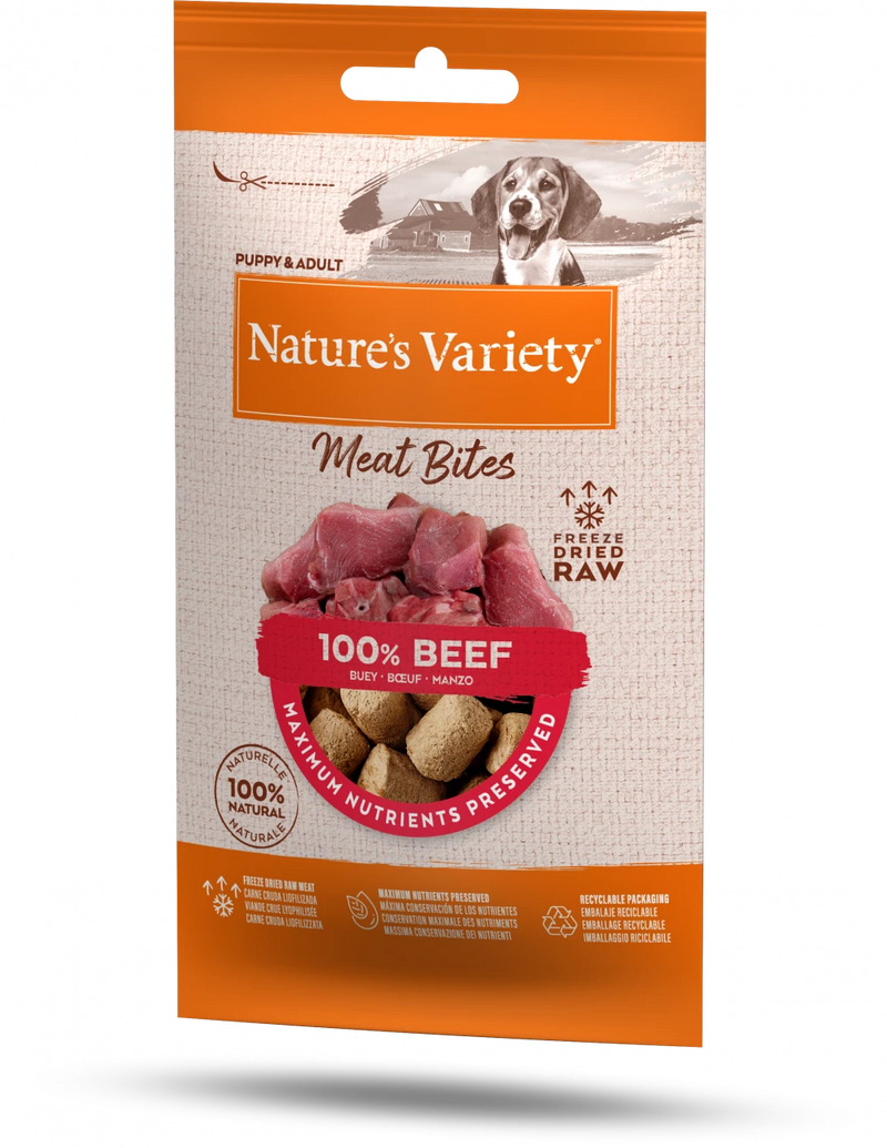 Natures Variety Freeze Dried Beef Dog Treats - 20g