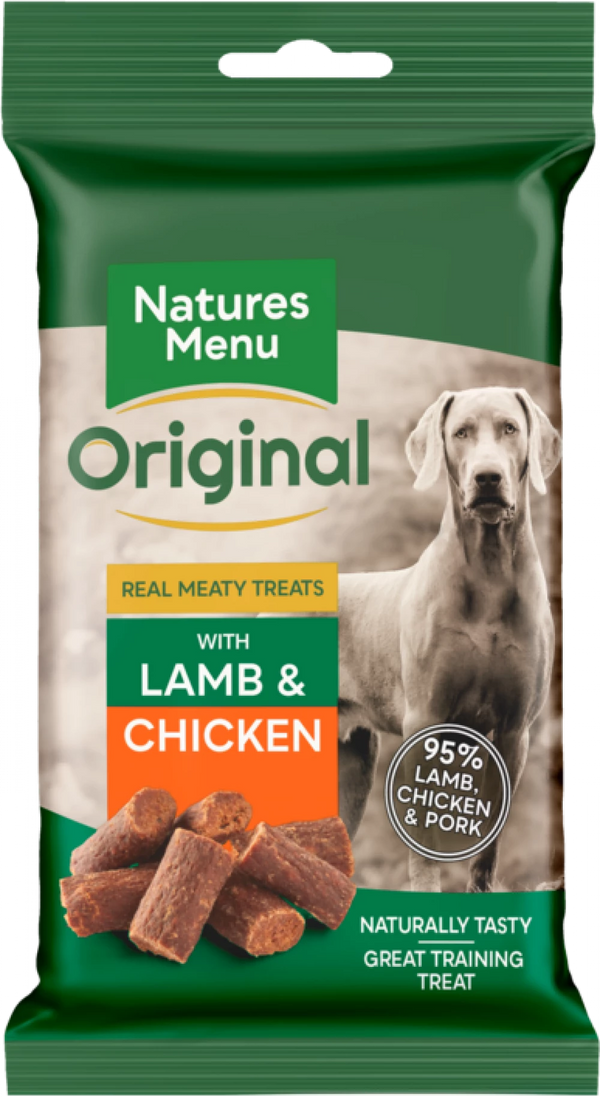 Natures Menu Lamb & Chicken Dog Treats 60g