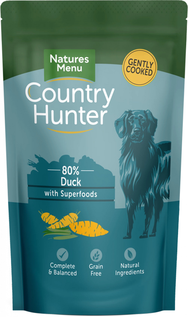 Natures Menu Country Hunter Duck Pouches 6x150g