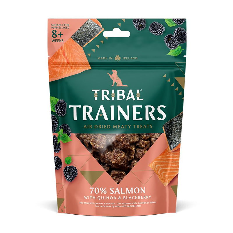 Tribal Trainers Salmon & Blackberry Dog Treats 80g