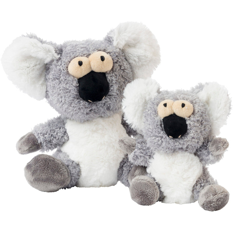 This Kana koala dog toy by FuzzYard has irresistible features such as floppy limbs, a squeaker and textured plush material for interactive play.