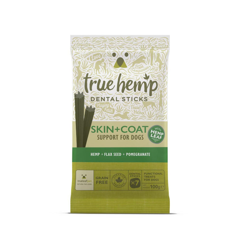 True Hemp Large Dental Sticks Skin & Coat 125g