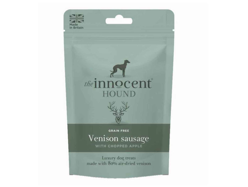 The Innocent Hound Venison Sausage with Apple Treats 70g