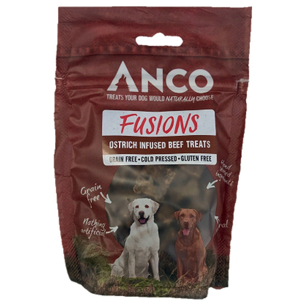 Anco Fusions Dog Treats Ostrich