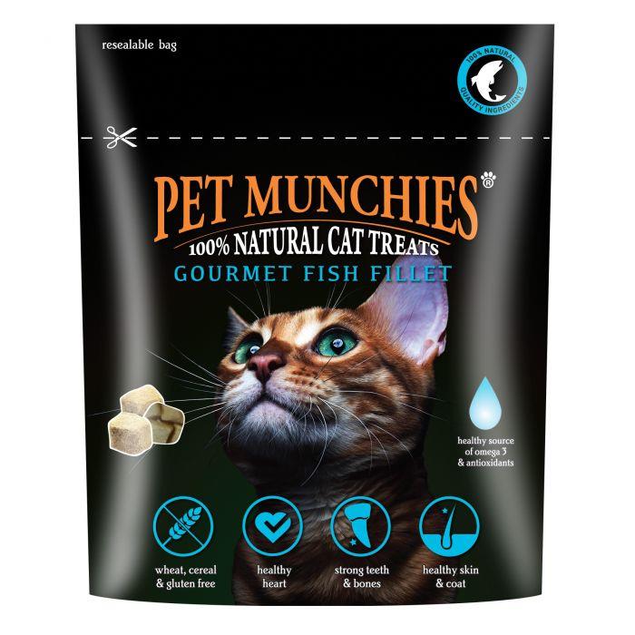 Pet Munchies 100% Gourmet Fish Fillet Natural Cat Treats