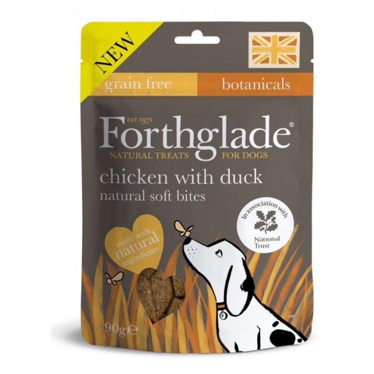 Forthglade National Trust Hand Baked Soft Bite Mini Treats Chicken & Duck 90g