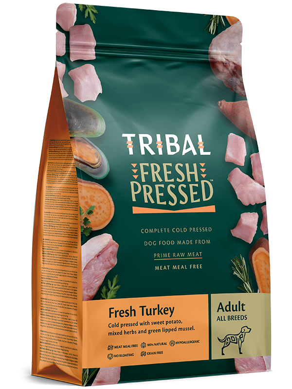 Tribal Fresh Pressed Dog Adult Turkey 12kg