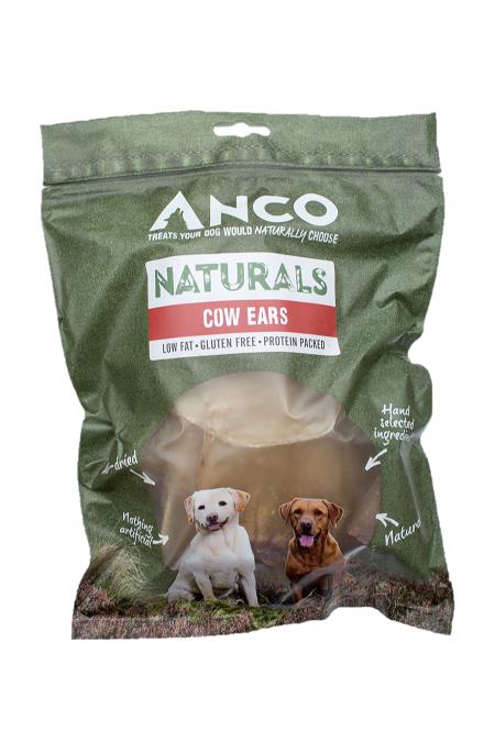 Anco Naturals Cow Ears 8pk