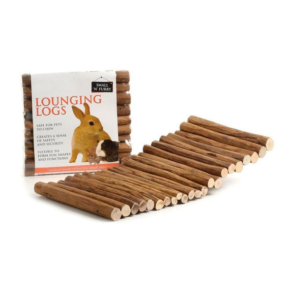 Small ‘N’ Furry Lounging Logs, Natural entertainment for small petsBring out your small pet’s natural instincts with these multi-functional Logs...