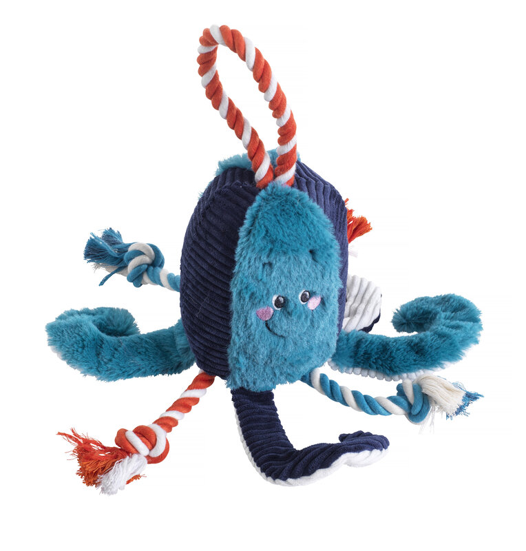 House of Paws Under the Sea Octopus Dog Toy