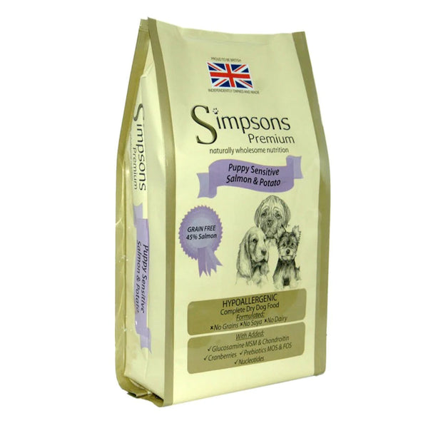 Simpsons premium dog hot sale food