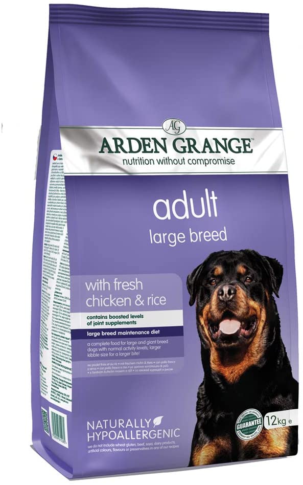 2x Arden Grange Adult Large Breed Dog Food 12kg