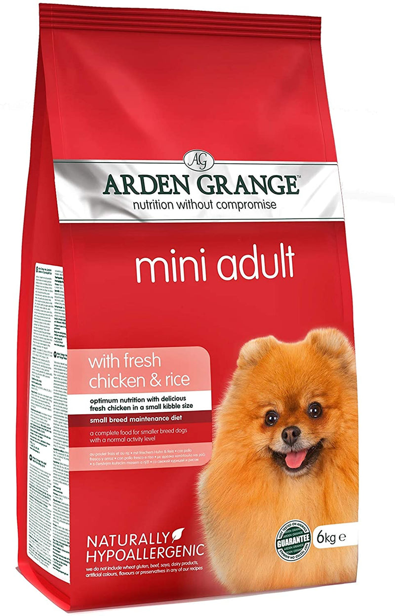 Arden Grange Mini Adult Dry Dog Food with Fresh Chicken and Rice,