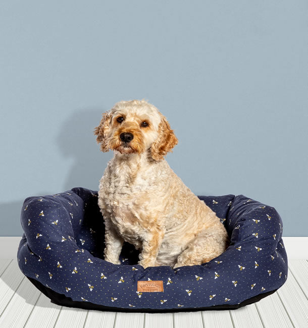 Danish Design FatFace Spotty Bees Slumber Dog Bed