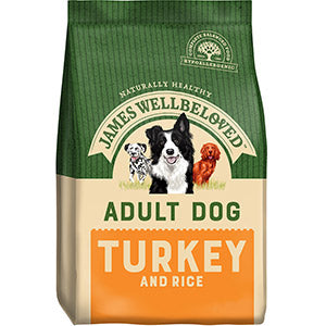 James Wellbeloved Complete Dry Adult Dog Food Turkey and Rice