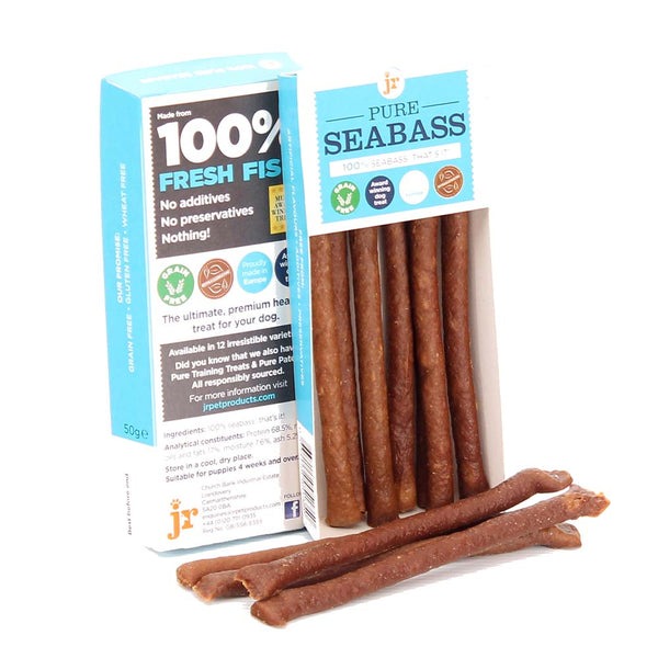 Pure Seabass Meat Sticks For Dogs 50g