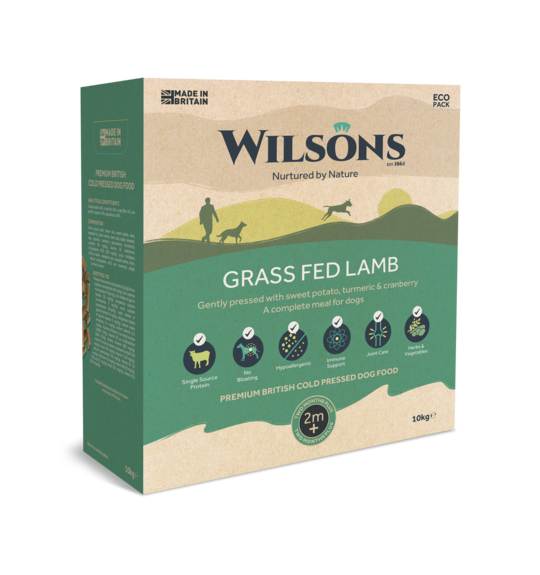 Wilsons - Grass Fed Lamb Premium British Cold Pressed Dog Food
