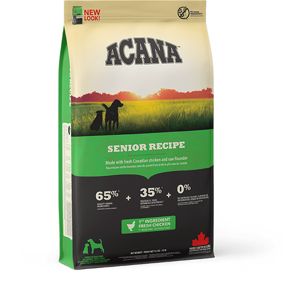 acana dog senior recipe front 1