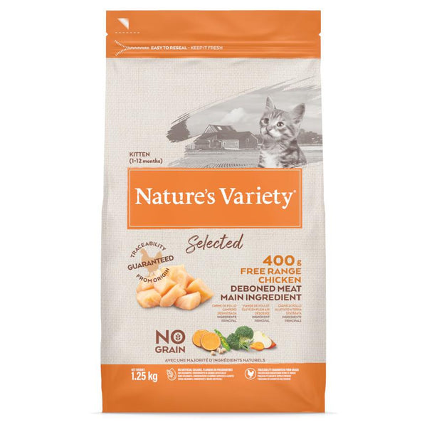 Natures Variety Selected Kitten Food Chicken 1.25kg