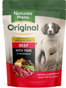 Beef with Tripe Dog Pouches