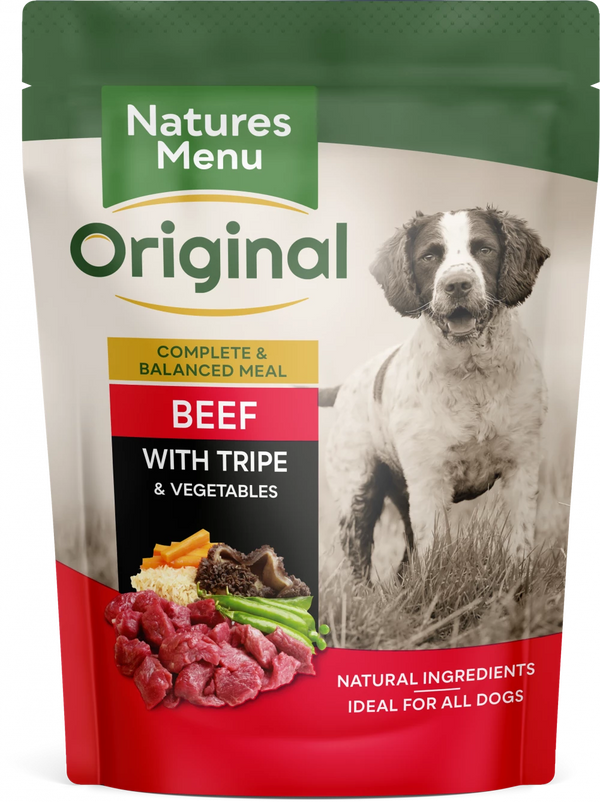 Beef with Tripe Dog Pouches