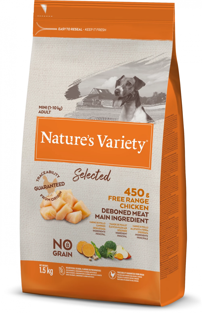 Natures Variety Selected Mini (Small Breed) Adult Dog Food Chicken